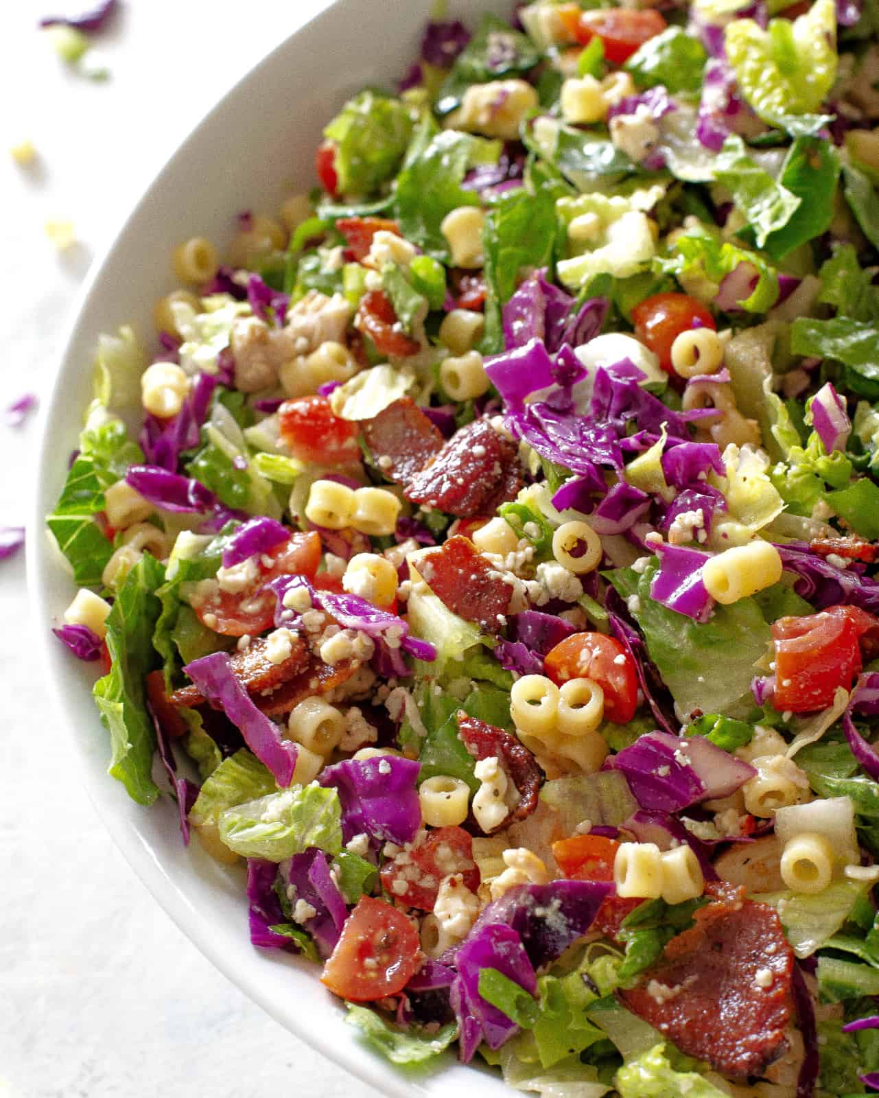 Quick Basic Chopped Salad - Easy Salad Recipe with Lots of Flavor