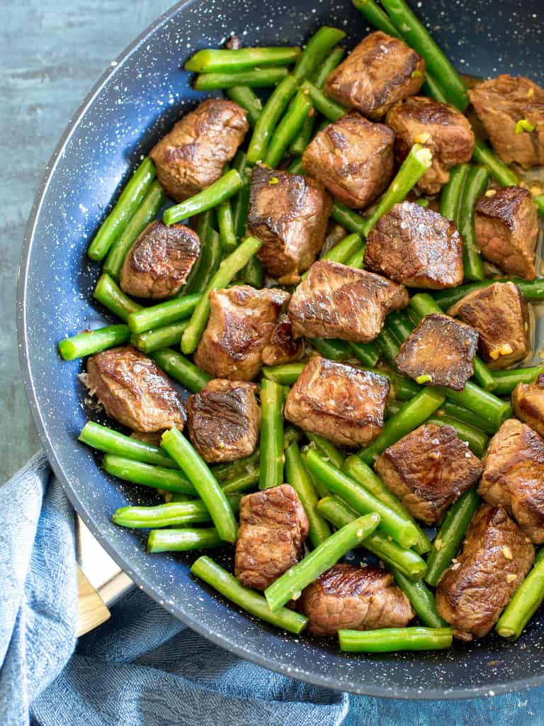 Garlic Butter Steak Bites - The Girl Who Ate Everything