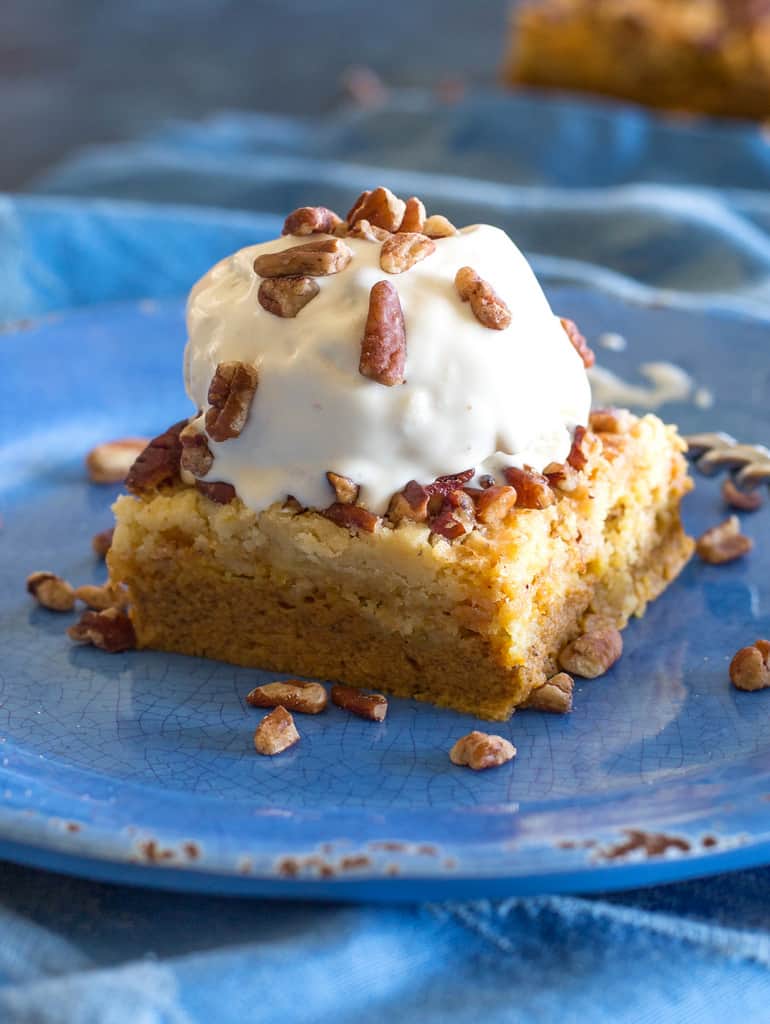 Easy Pumpkin Dump Cake (+VIDEO) - The Girl Who Ate Everything