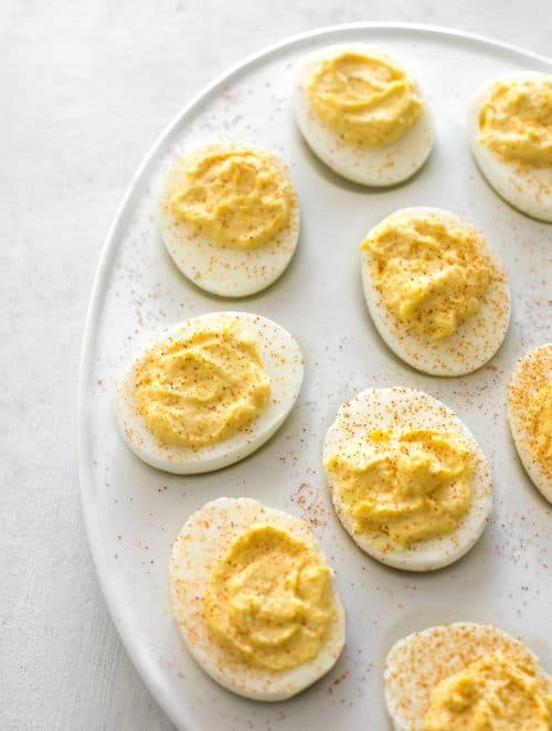 Classic Deviled Eggs Recipe - The Girl Who Ate Everything