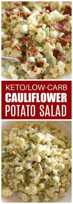Cauliflower Potato Salad (Keto / Low-carb) | The Girl Who Ate Everything