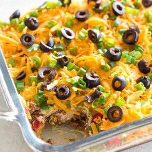 Keto Seven Layer Dip