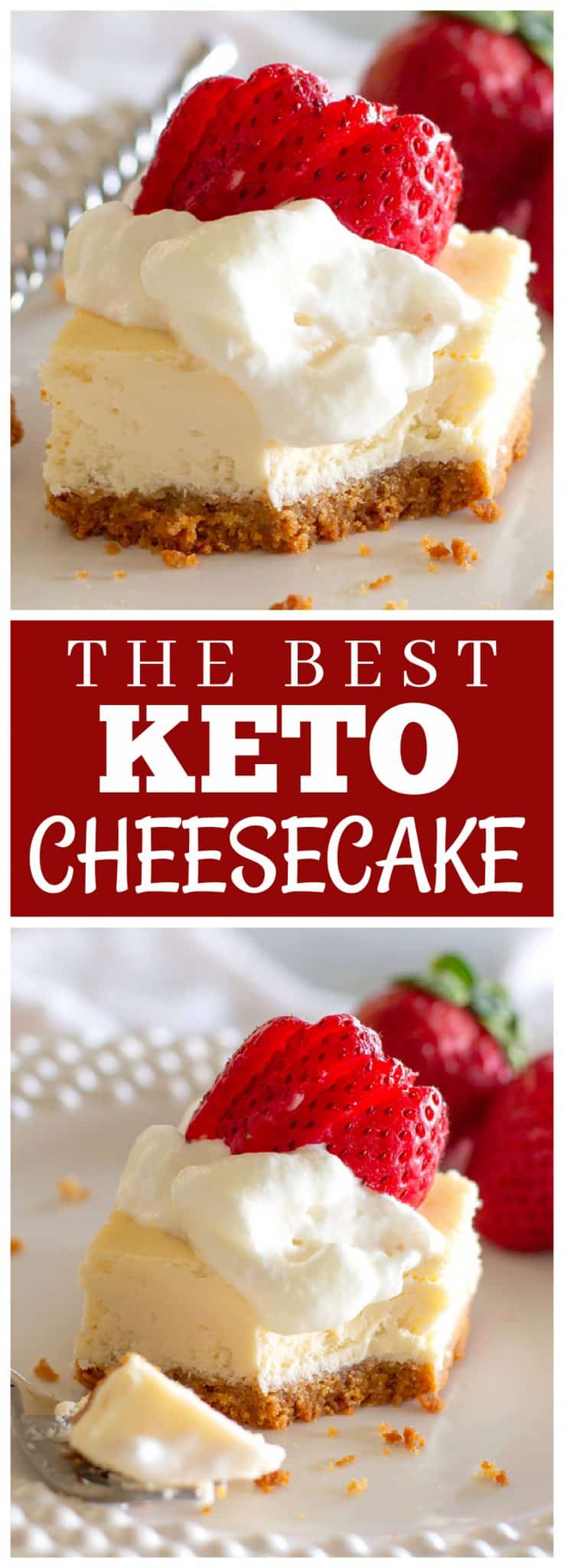 Keto Cheesecake Recipe - The Girl Who Ate Everything