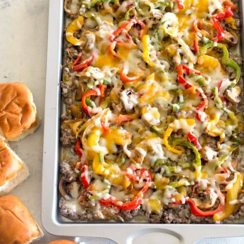 Philly Cheese Steak Sandwiches - Recipe Girl