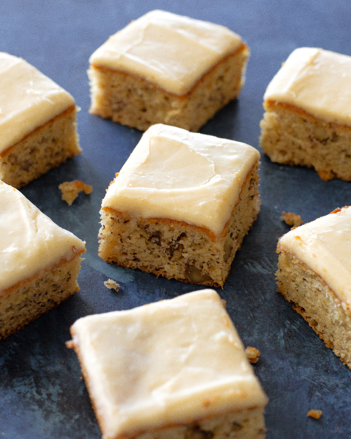 banana bars slice