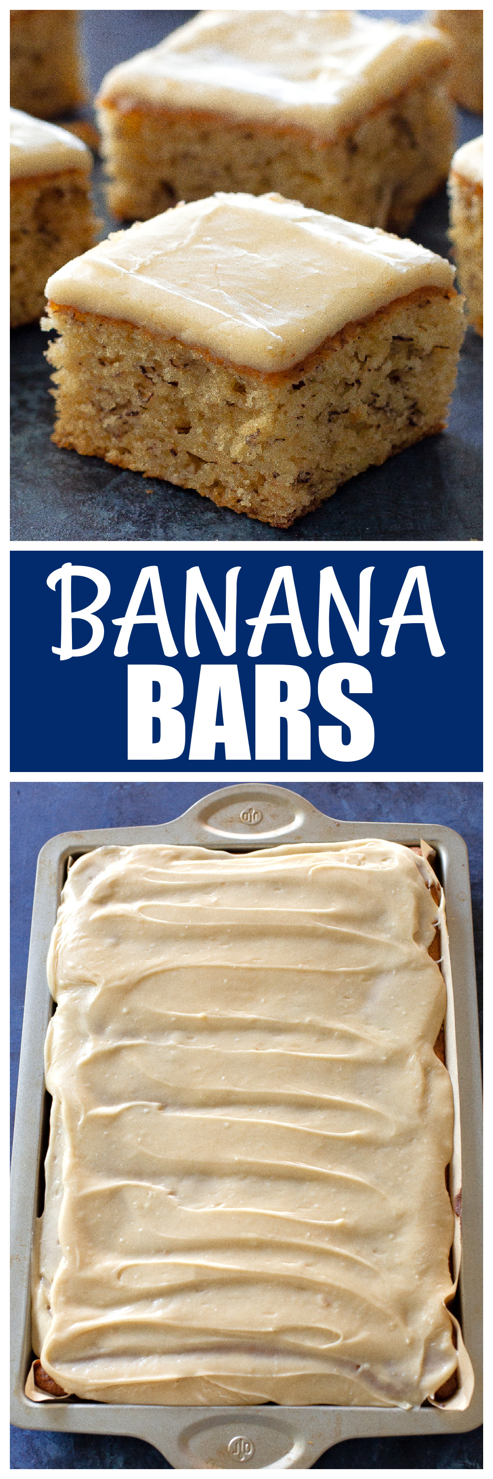 banana bars slice