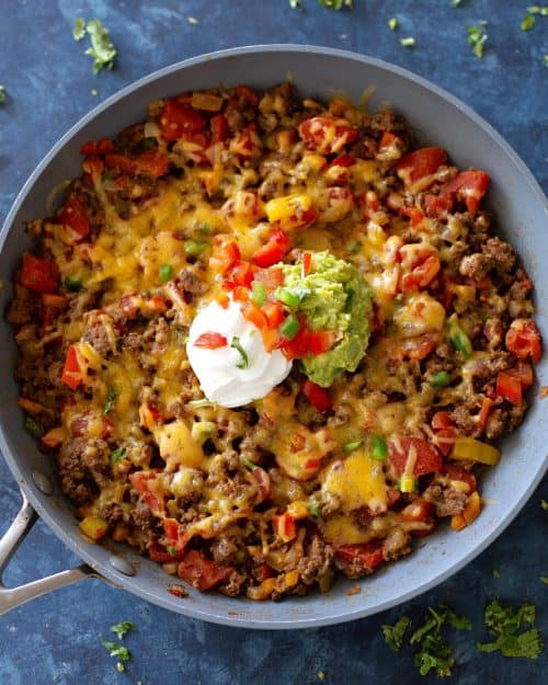 Taco Skillet (low-carb/Keto) | The Girl Who Ate Everything