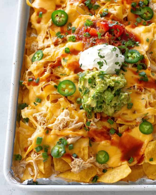 Jacuzzi Chicken Nachos - Simply Scratch