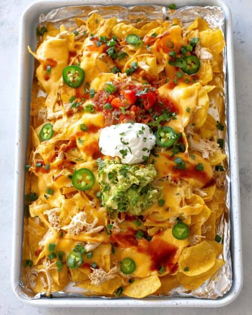 The Best Chicken Nachos - The Girl Who Ate Everything