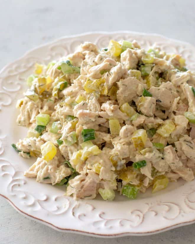 Dill Pickle Chicken Salad | The Girl Who Ate Everything