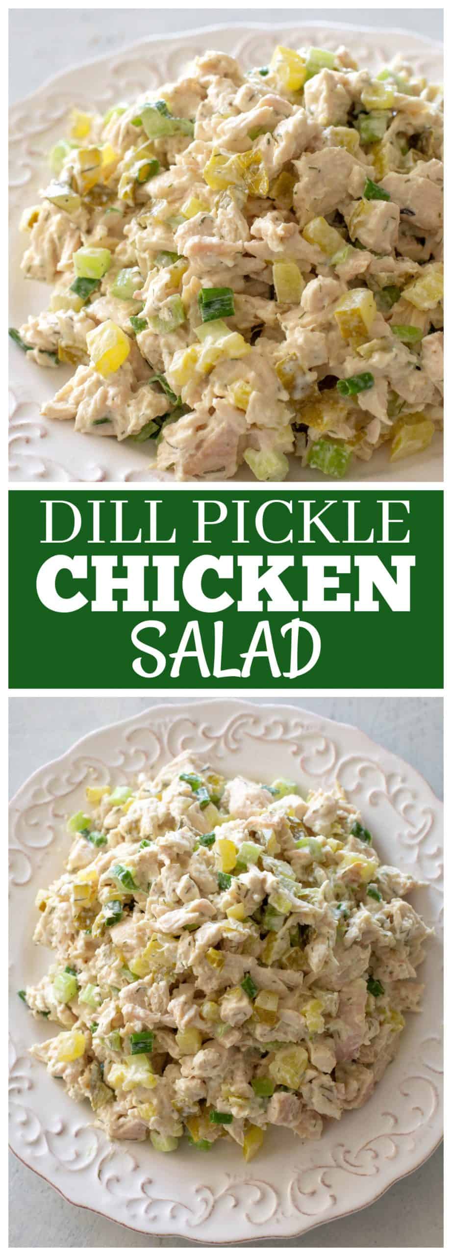 Dill Pickle Chicken Salad | The Girl Who Ate Everything