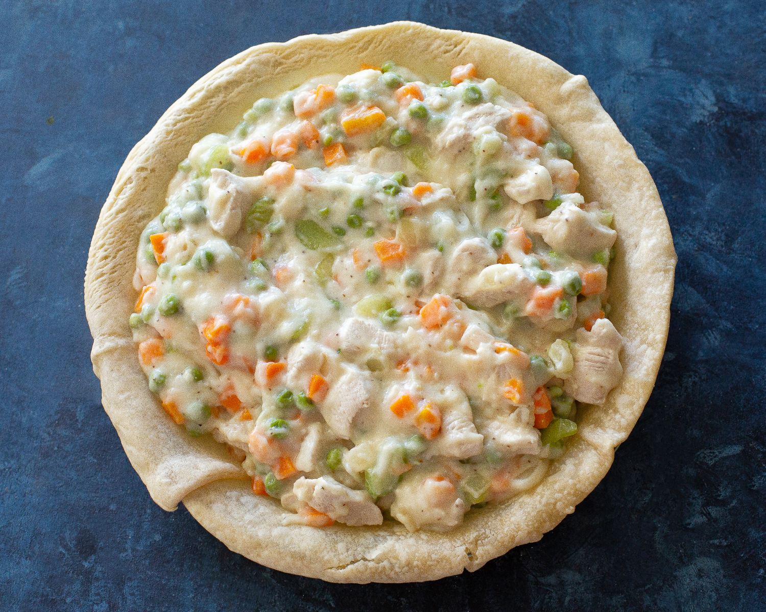 veggies in a pie crust