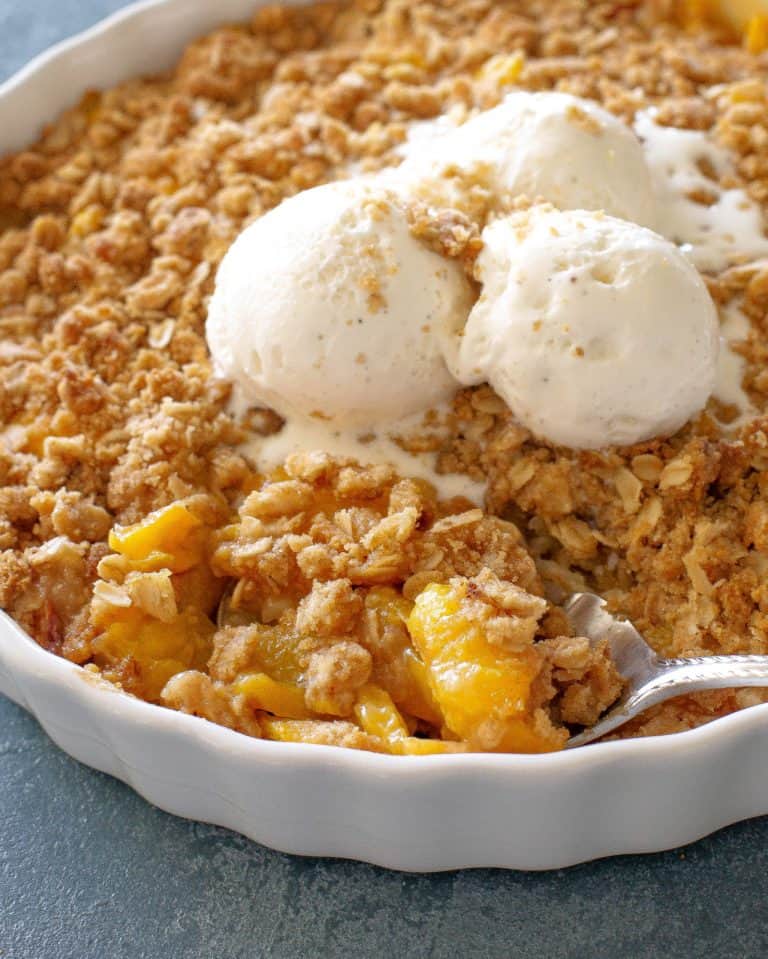 Peach Crisp | The Girl Who Ate Everything