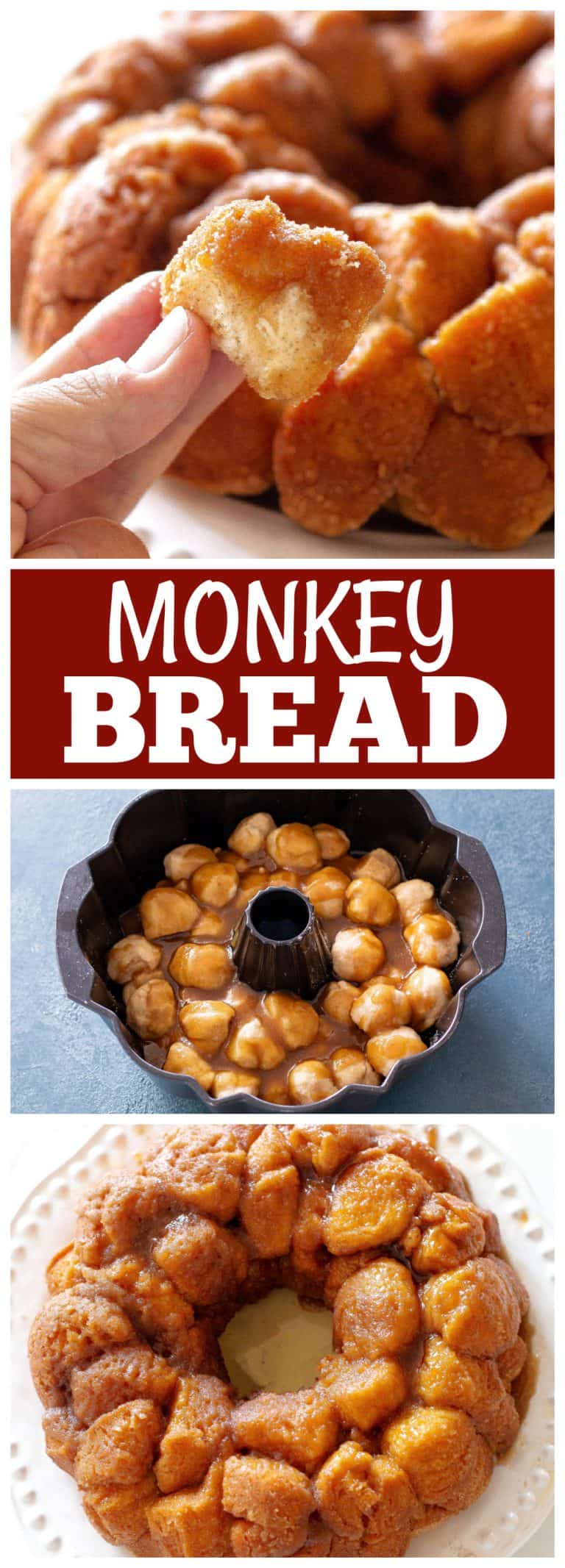 Easy Monkey Bread Recipe - The Girl Who Ate Everything