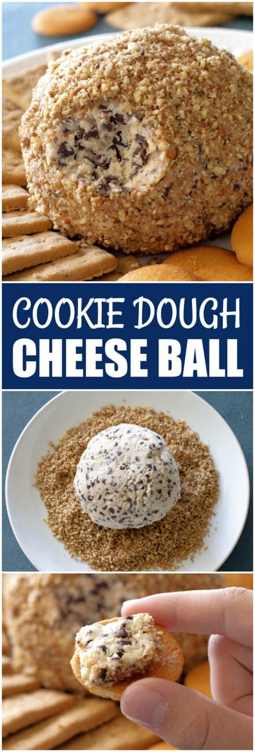 Cookie Dough Cheese Ball | The Girl Who Ate Everything