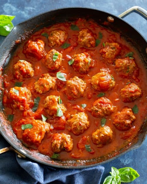 The Best Italian Meatball Recipe - The Girl Who Ate Everything