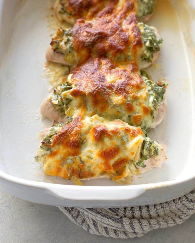 Creamy Spinach Artichoke Chicken The Girl Who Ate Everything   Spinach Artichoke Chicken 21 660x825 