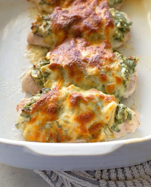 Creamy Spinach Artichoke Chicken The Girl Who Ate Everything   Spinach Artichoke Chicken 23 500x618 