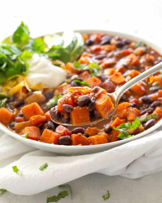 Sweet Potato Black Bean Chili The Girl Who Ate Everything