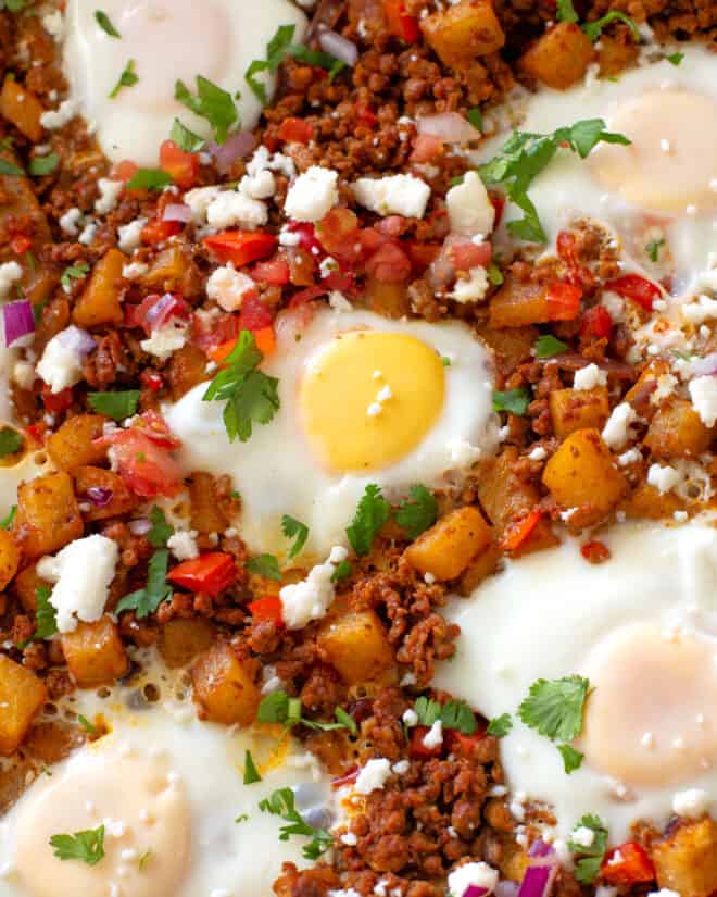 Chorizo And Egg Skillet - The Girl Who Ate Everything