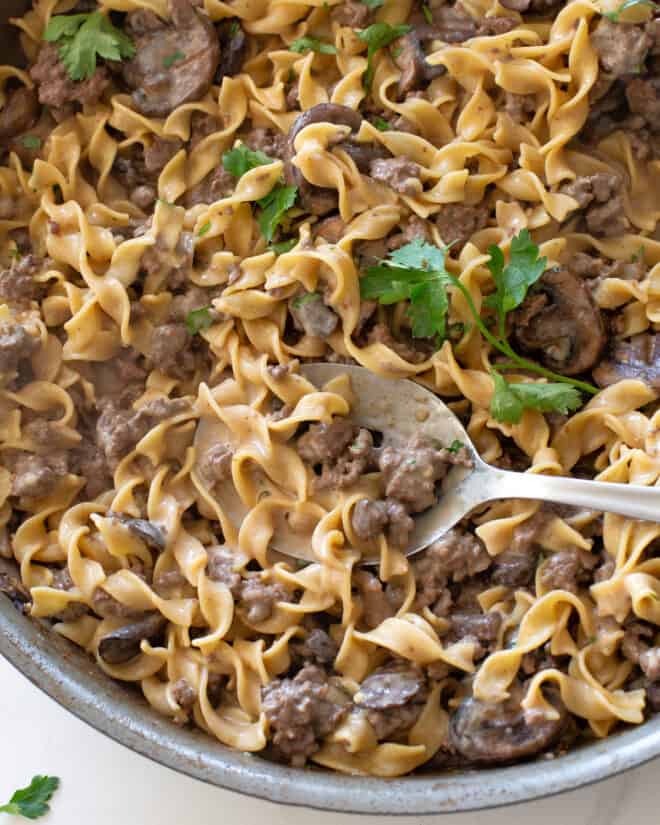 One-Pot Beef Stroganoff | The Girl Who Ate Everything