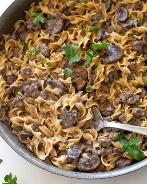 One-pot Beef Stroganoff - The Girl Who Ate Everything