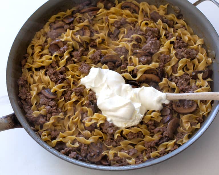 One-Pot Beef Stroganoff - The Girl Who Ate Everything