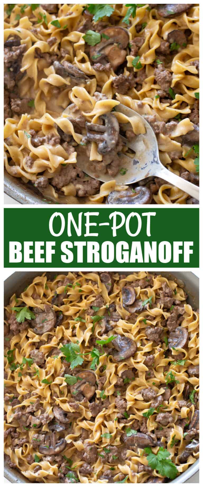 One-Pot Beef Stroganoff - The Girl Who Ate Everything