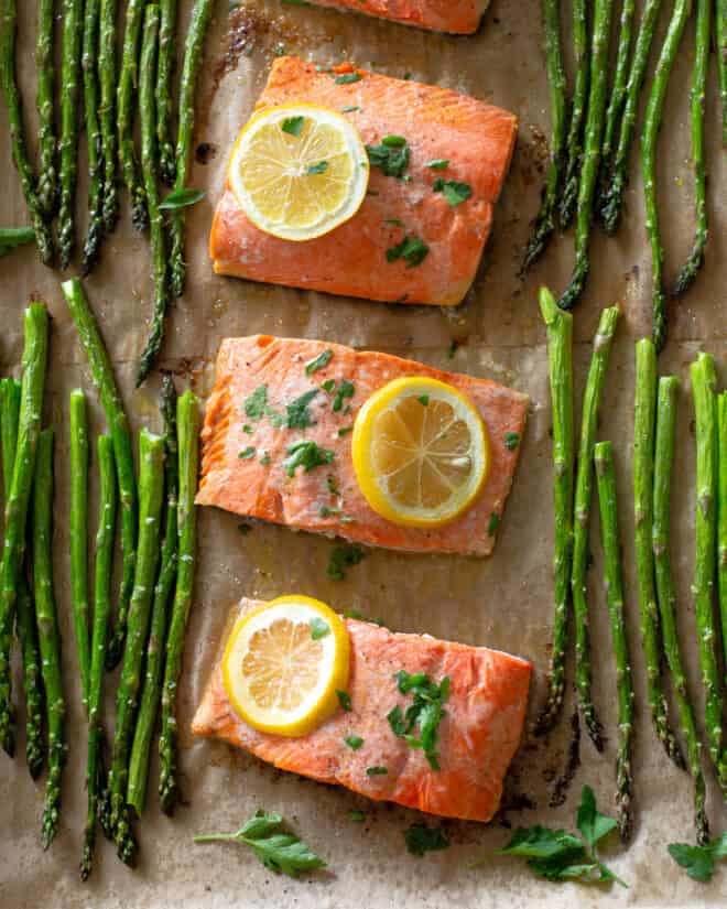 Sheet Pan Salmon and Asparagus The Girl Who Ate Everything