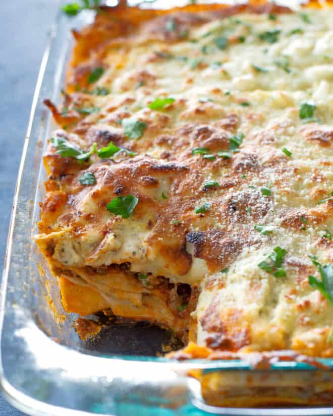 Keto Lasagna Recipe - The Girl Who Ate Everything