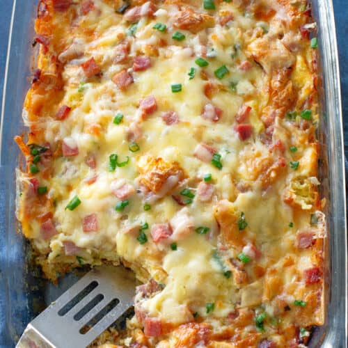 Crockpot Breakfast Casserole - The Girl Who Ate Everything