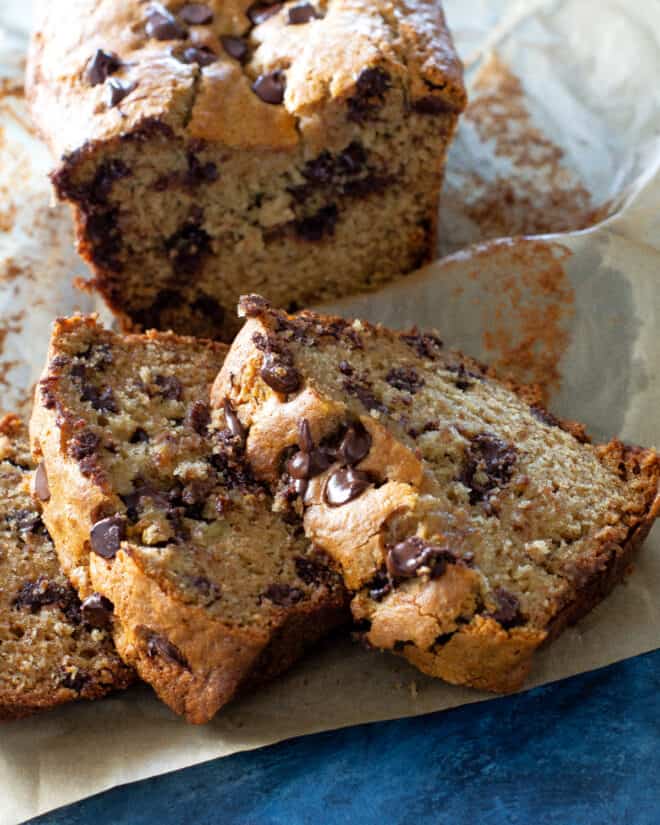 Chocolate Chip Banana Bread - The Girl Who Ate Everything