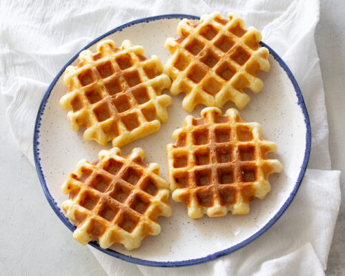 Belgian Waffle Recipe - The Girl Who Ate Everything