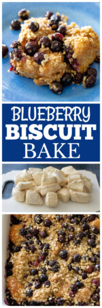 Blueberry Biscuit Bake - The Girl Who Ate Everything