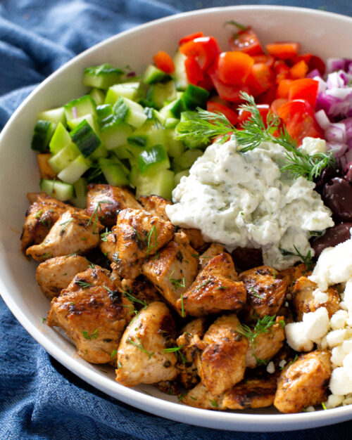 Skillet Greek Chicken | The Girl Who Ate Everything