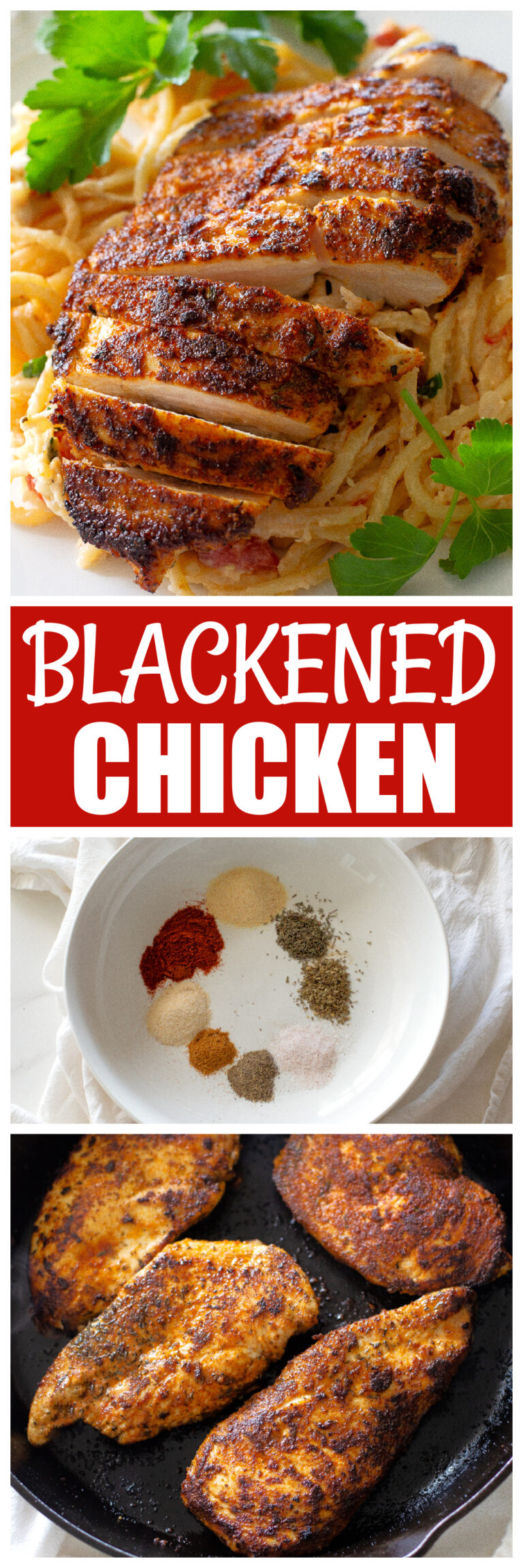 Blackened Chicken - The Girl Who Ate Everything