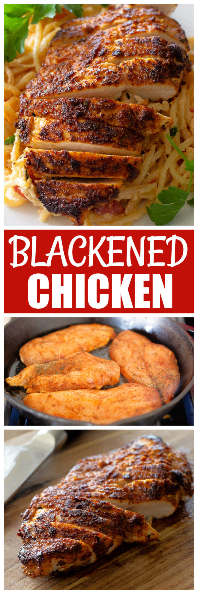 Blackened Chicken - The Girl Who Ate Everything