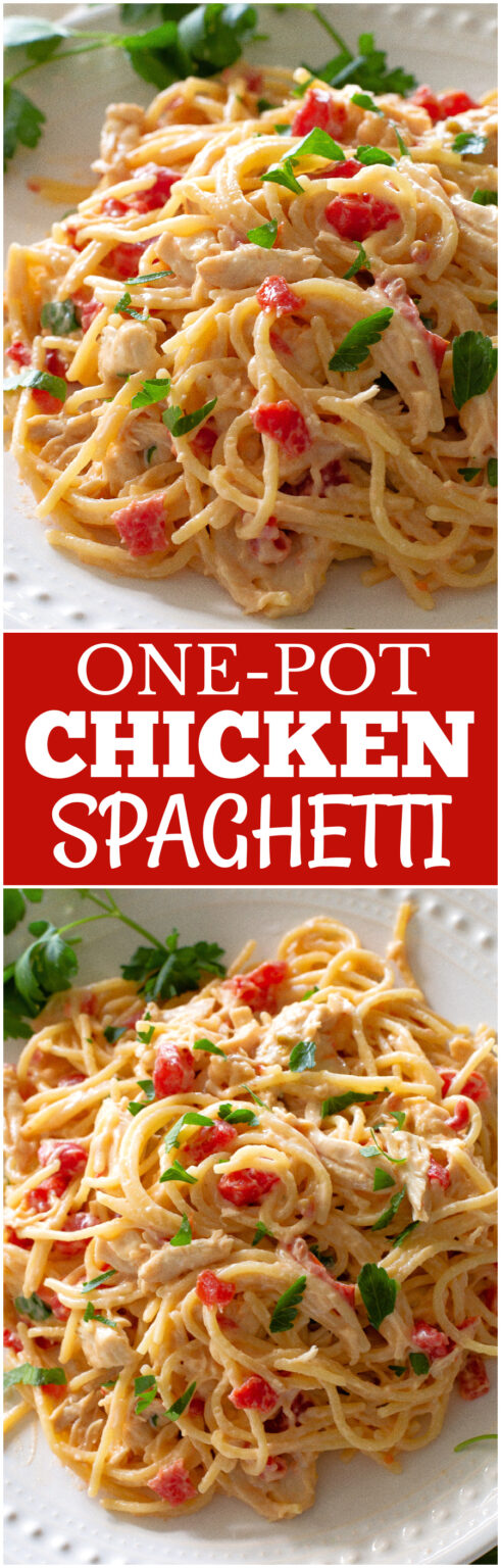 One-Pot Chicken Spaghetti | The Girl Who Ate Everything