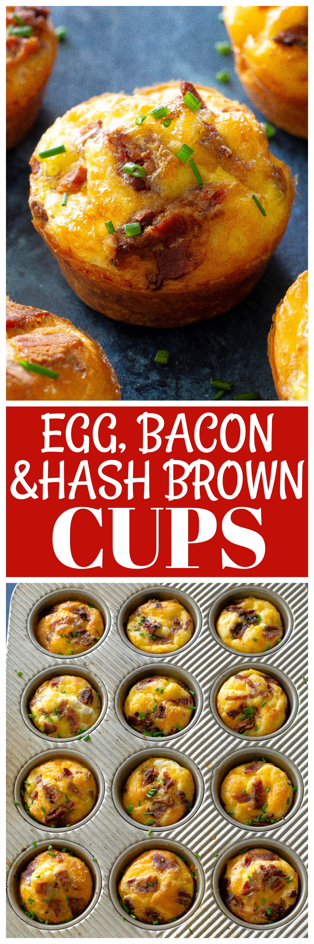 Egg Bacon Hash Brown Cups