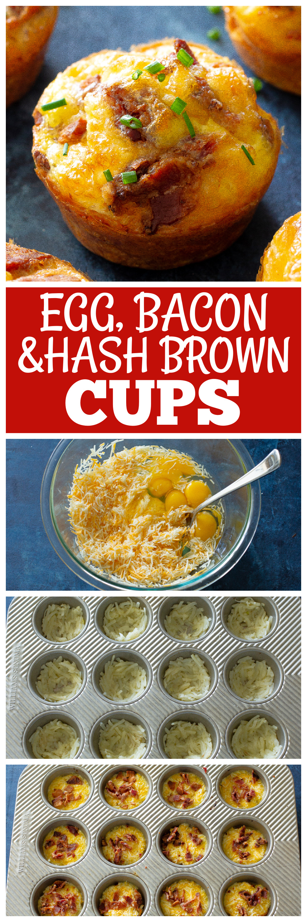 Egg Bacon Hash Brown Cups