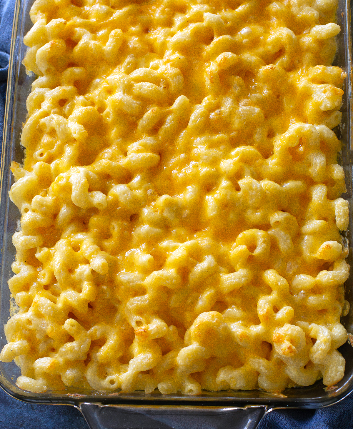 macaroni and cheese in a dish