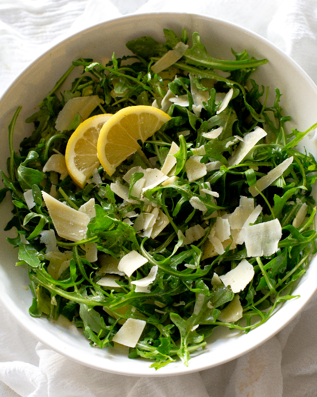 arugula salad with parmesan