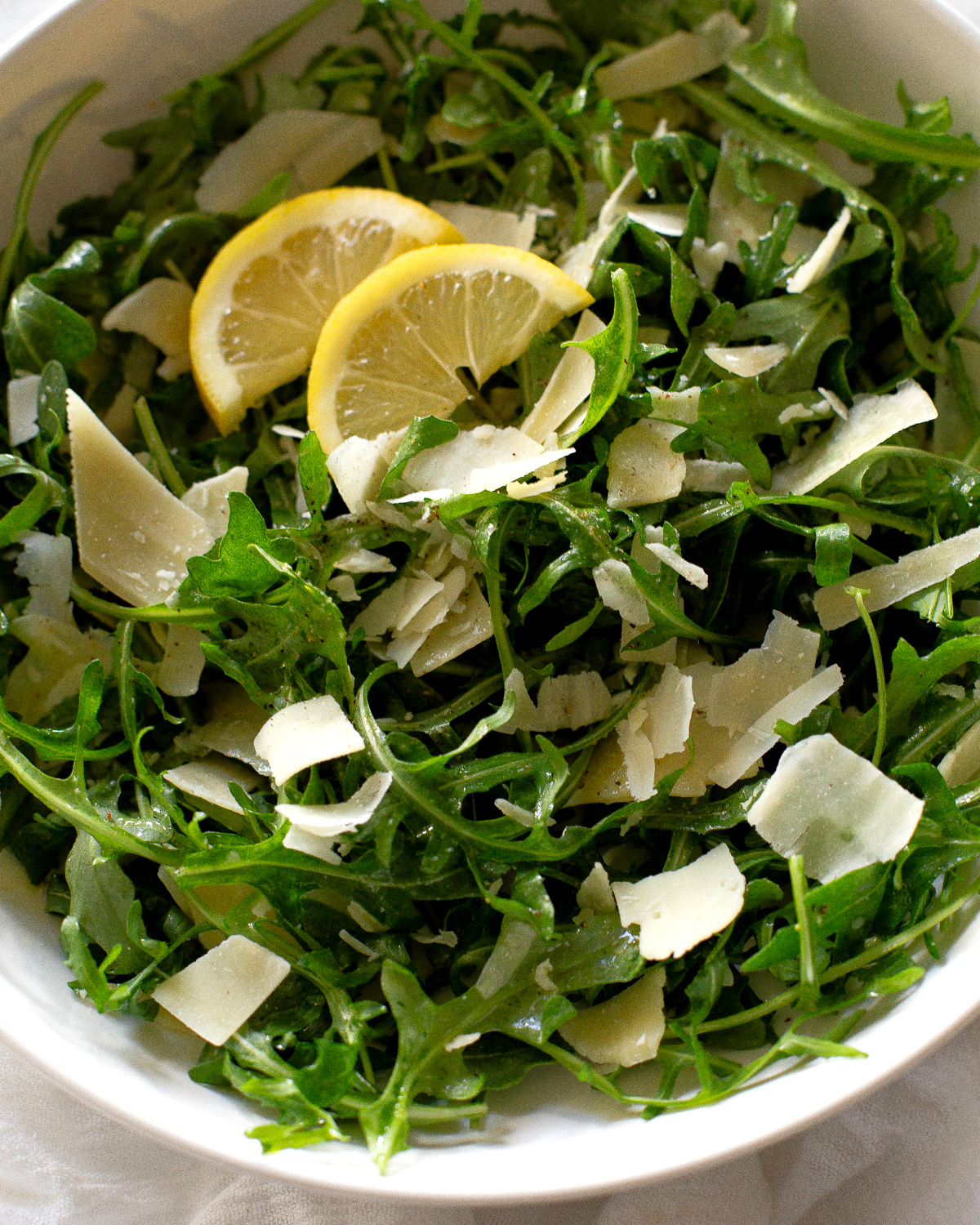 arugula salad with parmesan