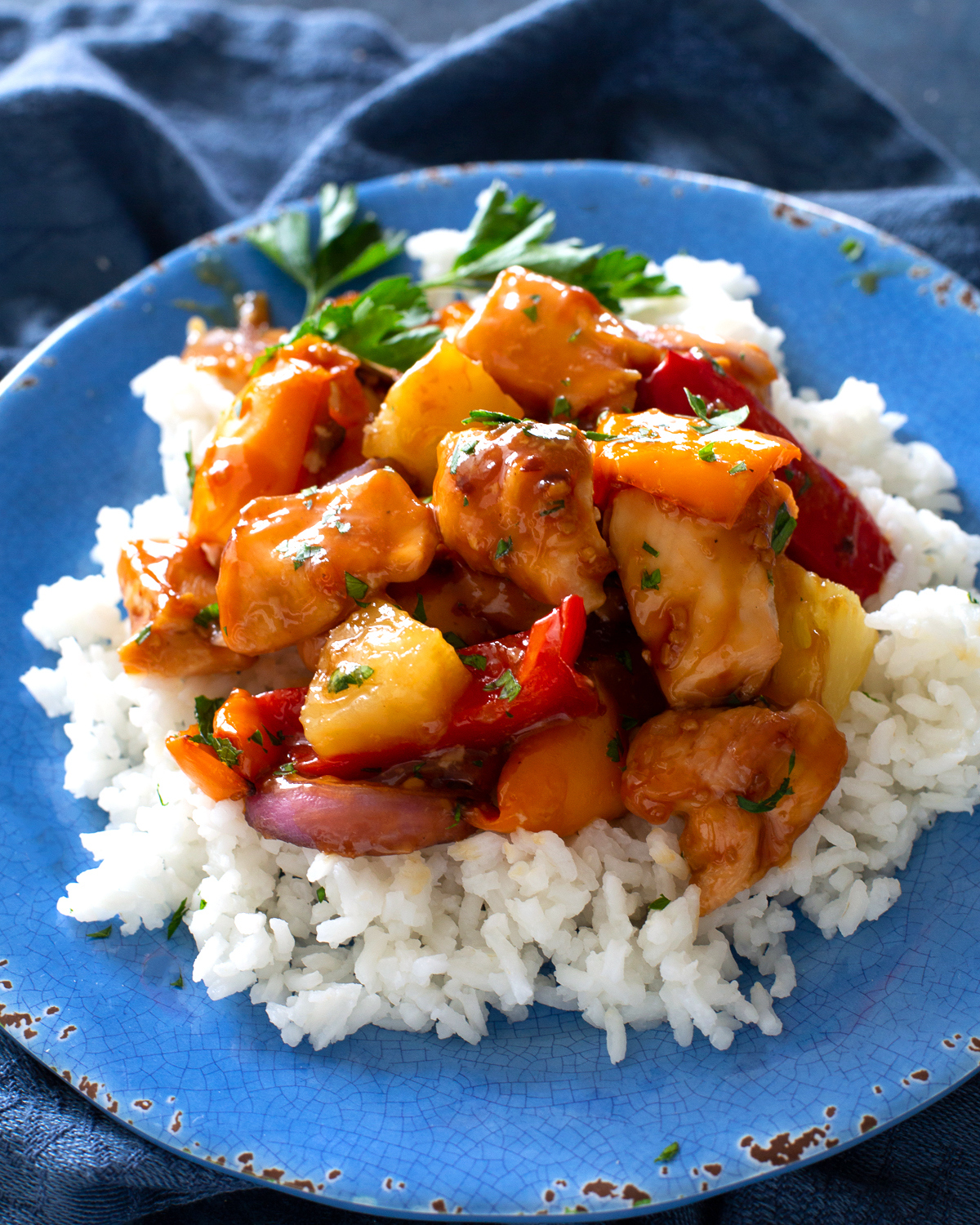 Sheet Pan Hawaiian Chicken