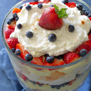 lemon berry trifle