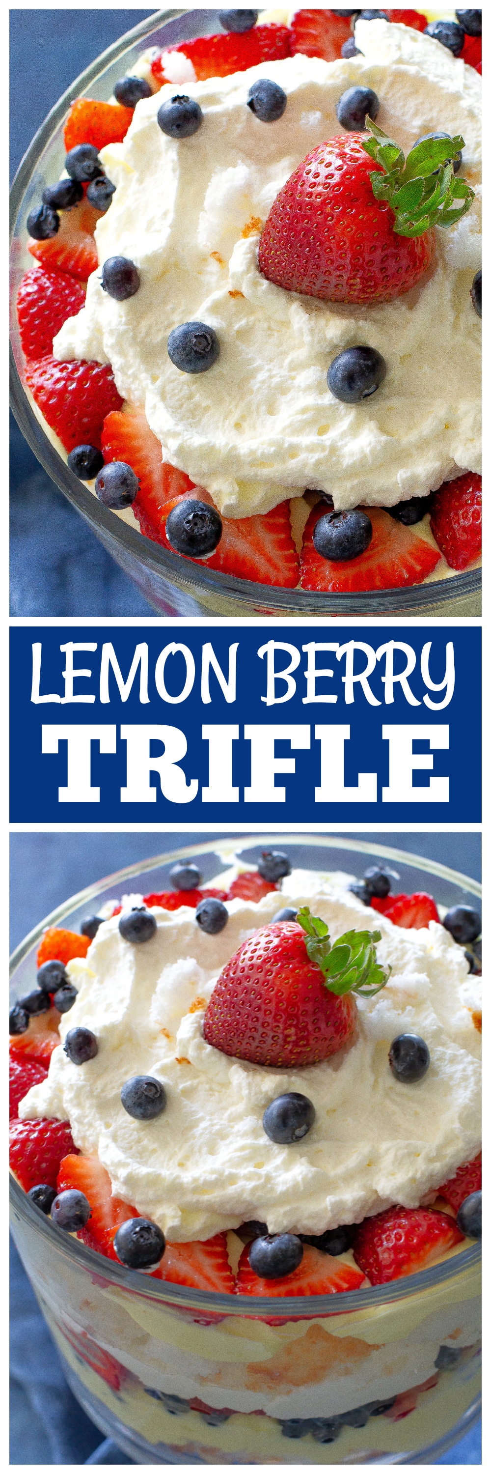 lemon berry trifle