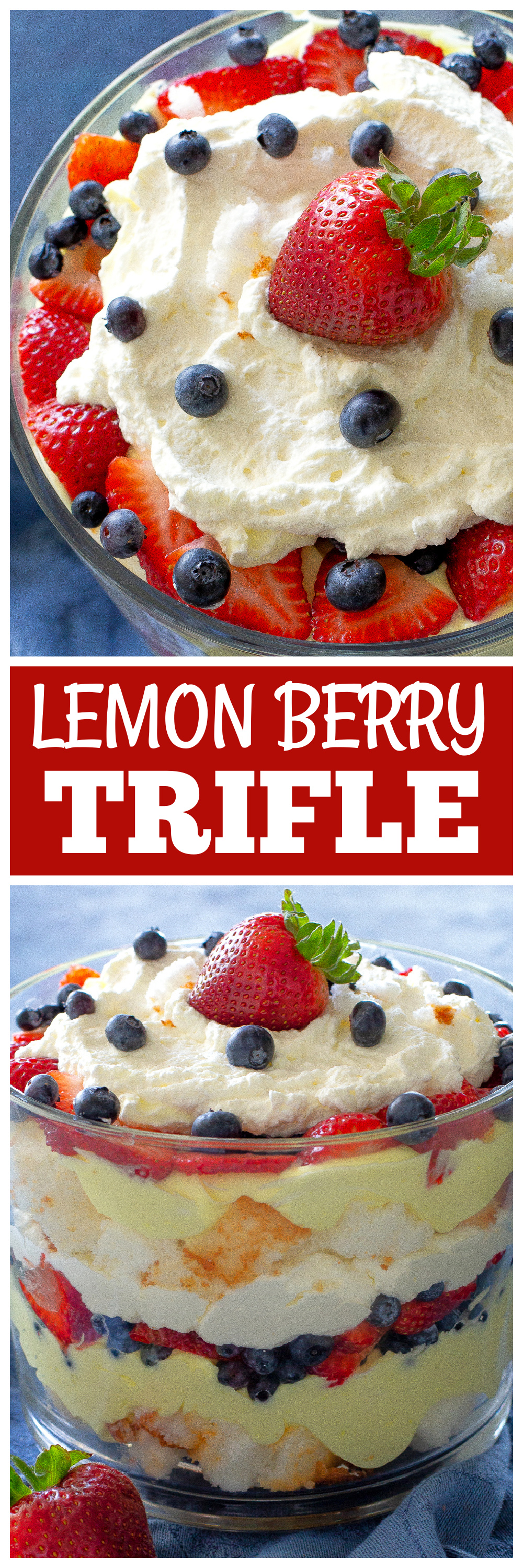 lemon berry trifle