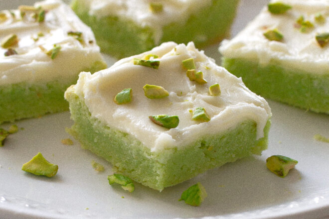 Pistachio Cookie Bars