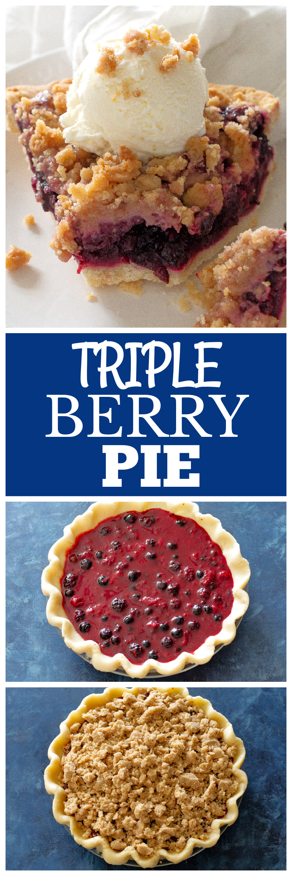 triple berry pie